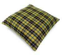 Cornish National Tartan Square Cushion Cover 40cm x 40cm Made in Scotland