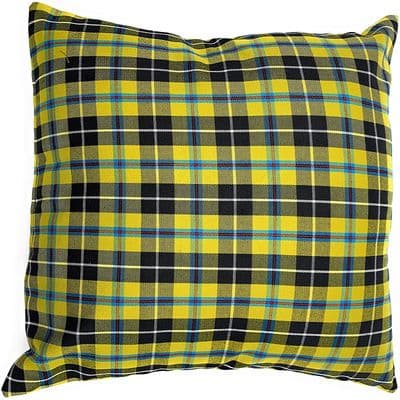 Cornish National Tartan Square Cushion Cover 40cm x 40cm Made in Scotland