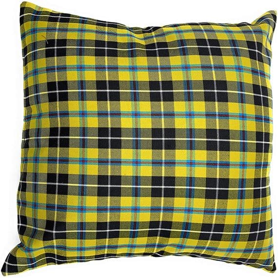 Cornish National Tartan Square Cushion Cover 40cm x 40cm Made in Scotland