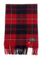 Cunningham Tartan Lambswool Large Clan Scarf Unisex 180cm x 30cm