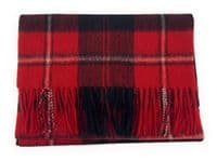 Cunningham Tartan Lambswool Large Clan Scarf Unisex 180cm x 30cm