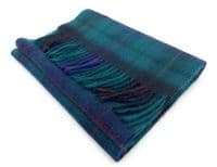 Davidson Modern Tartan Pure Lambswool Large Clan Scarf Unisex 180cm x 30cm