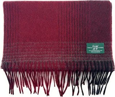 Deep Pink Extra Fine Pure Cashmere Scarf 180 cm x 30 cm