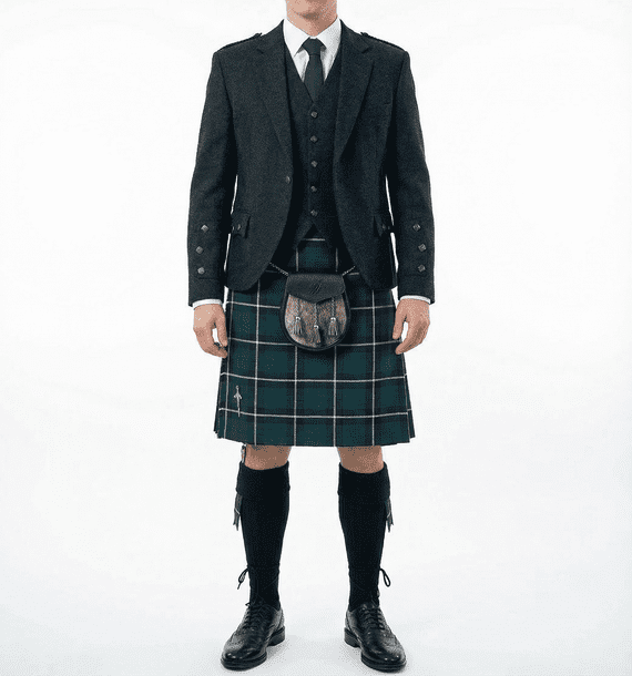 Douglas Modern Tartan 8 Yard Wool Blend Kilt