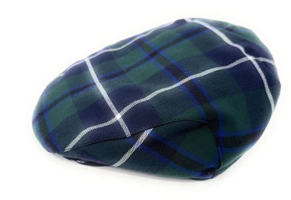 Douglas Modern Tartan Flat Cap Made In Scotland