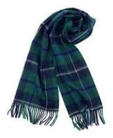 Douglas Modern Tartan Lambswool Large Clan Scarf Unisex 180cm x 30cm