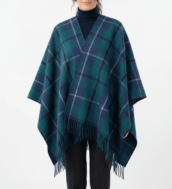 Douglas Modern Tartan Women s Pure Wool Cape