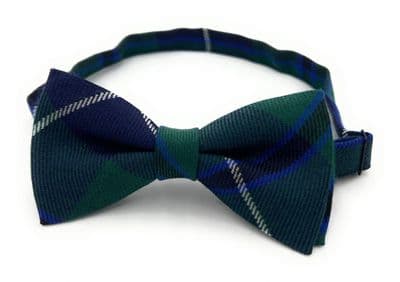 DOUGLAS MODERN TARTAN WOOL BOW TIE