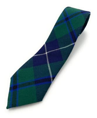 Douglas Modern Wool Tartan Necktie Made In Scotland