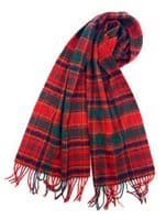 Drummond of Perth Tartan Lambswool Large Clan Scarf Unisex 180cm x 30cm