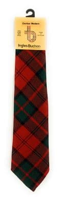 Dunbar Modern Wool Tartan Necktie Made In Scotland