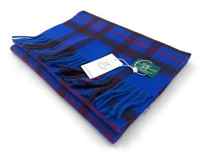 Elliot Tartan Lambswool Large Clan Scarf Unisex 180cm x 30cm