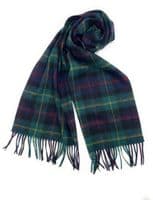 Farquharson Tartan Lambswool Large Clan Scarf Unisex 180cm x 30cm