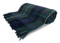 Ferguson Modern New Wool Large Tartan Blanket Throw