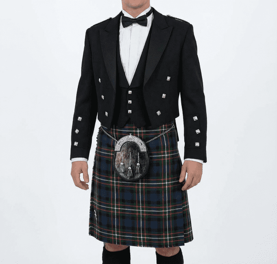 Ferguson Modern Tartan 8 Yard Wool Blend Kilt