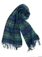Ferguson Tartan Lambswool Large Clan Scarf Unisex 180cm x 30cm