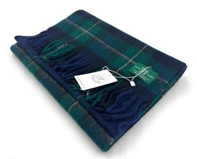 Forbes Tartan Lambswool Large Clan Scarf Unisex 180cm x 30cm