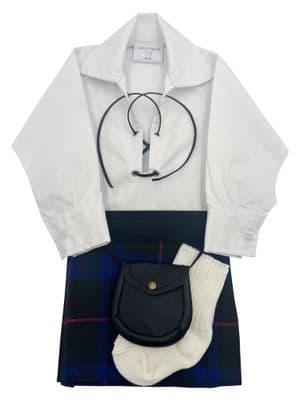 Fraser Hunting Ancient Tartan Baby Kilt Outfit