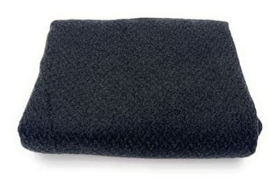 Fringed Chunky Knot Cashmere Blend Hand Finished Throw Blanket 130  x 200cm