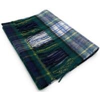 Gordon Dress Tartan Lambswool Large Clan Scarf Unisex 180 cm x 30 cm