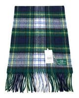 Gordon Dress Tartan Lambswool Large Clan Scarf Unisex 180 cm x 30 cm