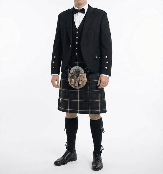 Gordon Modern Tartan 8 Yard Wool Blend Kilt