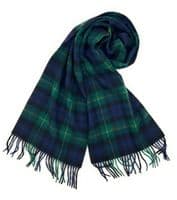 Gordon Modern Tartan Lambswool Large Clan Scarf Unisex 180cm x 30cm
