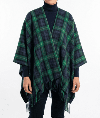 Gordon Modern Tartan Women's Pure Wool Cape