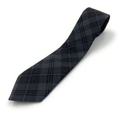 Grey Granite Men's Tartan Tie