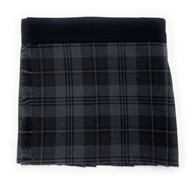 Grey Granite  Tartan Adjustable Baby Tartan Kilt