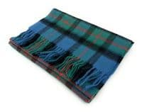 Gunn Ancient Large Tartan Lambswool Clan Scarf Unisex 180cm x 30cm