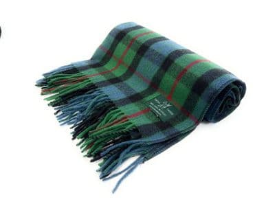 Gunn Ancient Tartan Knee Blanket 100% New Wool