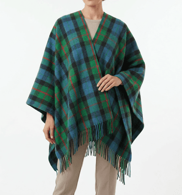 Gunn Ancient Tartan Women's Pure Wool Cape