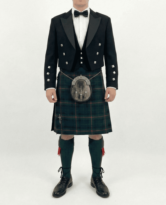 Gunn Modern Tartan 8 Yard Wool Blend Kilt