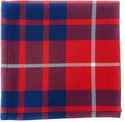 Hamilton Red Tartan Pocket Square