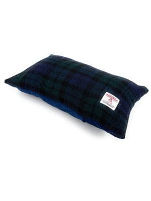 Harris Tweed Black Watch Rectangular Cushion Cover 44 cm x 26 cm Made in Scotland