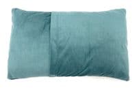 Harris Tweed Blue Check Rectangular Cushion Cover 44 cm x 26 cm Made in Scotland