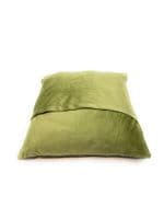 Harris Tweed Green Herringbone Square Cushion Cover 40cm x 40cm Made in Scotland