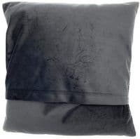 Harris Tweed Grey Herringbone Square Cushion Cover 40cm x 40cm Made in Scotland