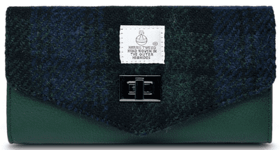 Harris Tweed Large Clasp Purse