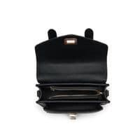 Harris Tweed Mini Satchel Charcoal Herringbone Crossbody Bag
