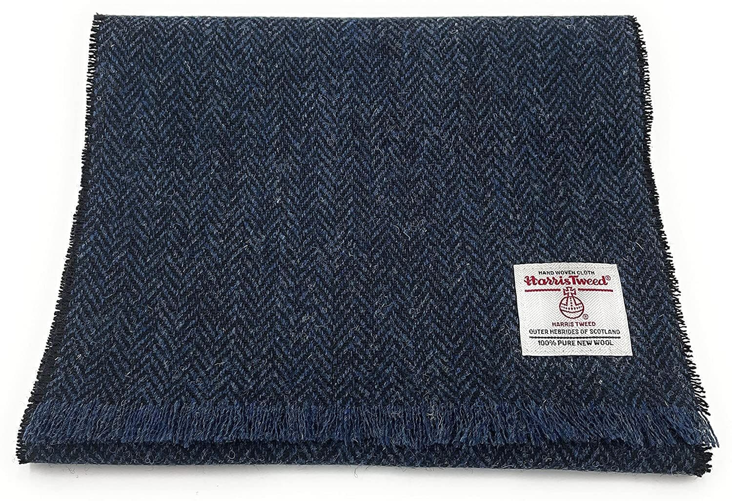 FDMTL HARRIS TWEED SHAWL COAT NAVY FDMTL HARRIS TWEED SHAWL COLLAR