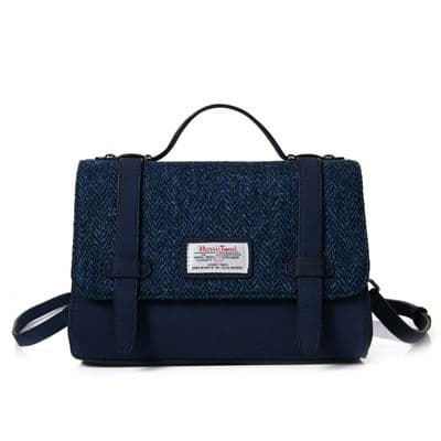 Harris Tweed Satchel Crossbody Bag