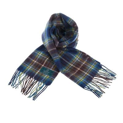 Holyrood Tartan Lambswool Clan Scarf Unisex 152 cm x 30 cm