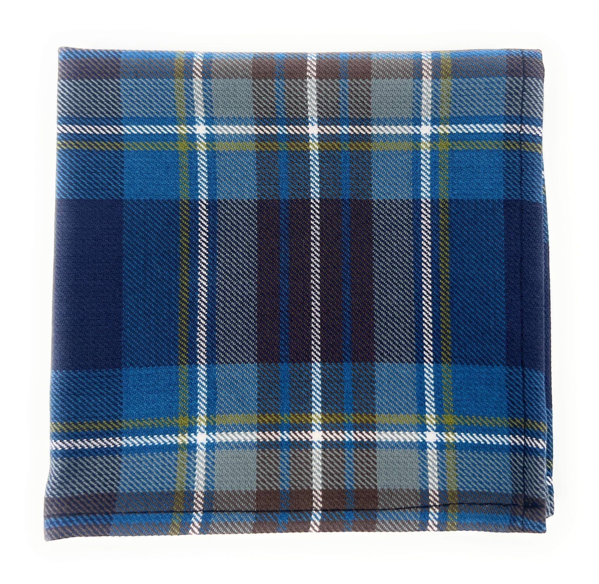 Tartan Tweeds Pocket Square Cornish National Tartan Pocket Square