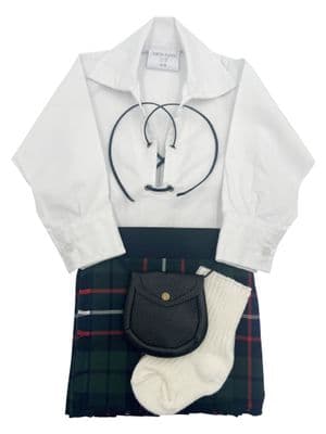 Hunter Modern Tartan Baby Kilt Outfit | Traditional Scottish Baby Highland Wear