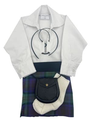 Isle of Skye Tartan Baby Kilt Outfit