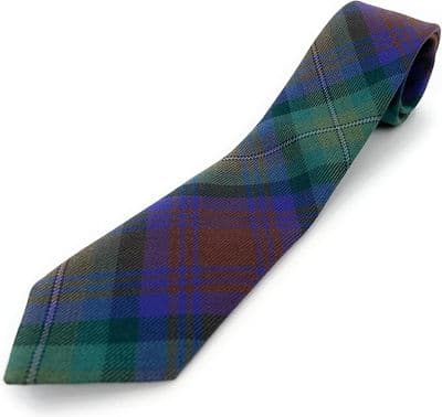 Isle of Skye Wool Tartan Necktie Made In Scotland