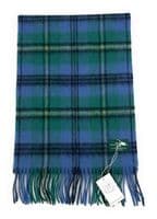 Johnstone Ancient Tartan Large Lambswool  Clan Scarf Unisex 180cm x 30cm