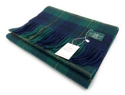 Johnstone Modern Tartan Lambswool  Large Clan Scarf Unisex 180 cm x 30 cm